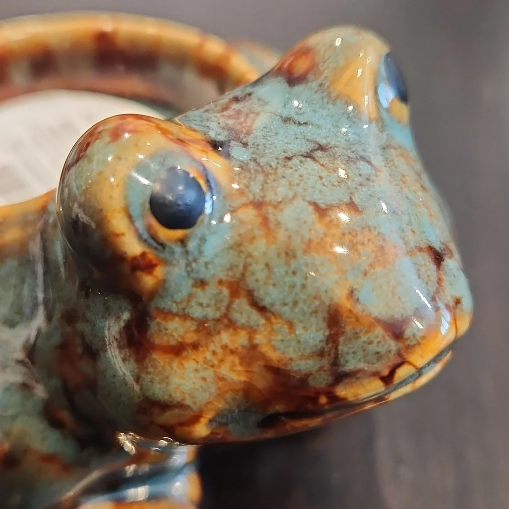 PIER 1 Import Frog Tealite Holder, NEW - Picture 9 of 16